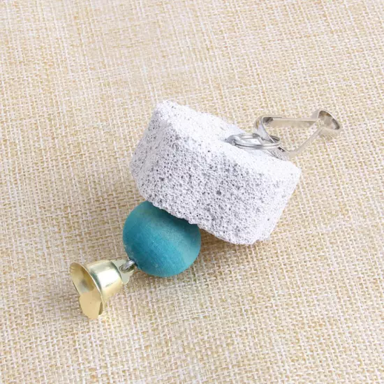 Parrot Stone Grinding Teeth Mineral Rock Chewing Toy with for Bird