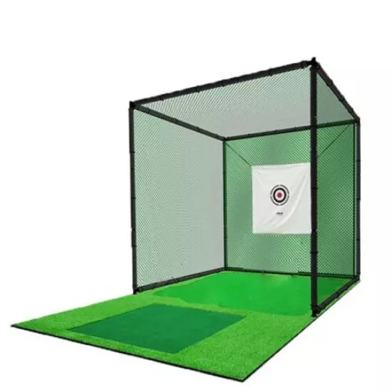 Indoor/Outdoor Golf Practice Network 9.8ft x 9.8ft x 9.8ft Beginner Practicing 