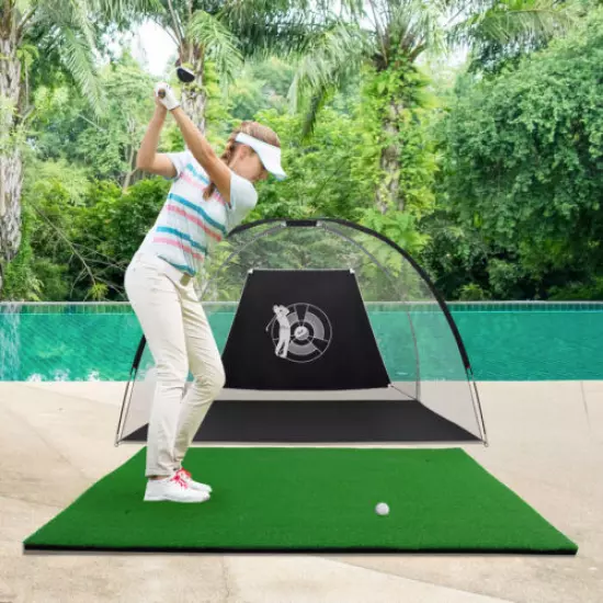 5' x 3' Standard Real Feel Golf Practice Mat Putting Mat Synthetic Turf W/3 Tees