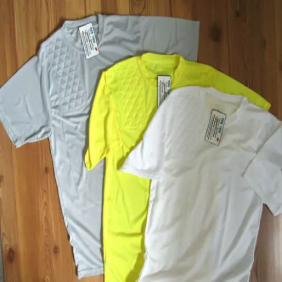 3- SMALL Right Hand Moisture Wicking Shooting Tees SILVER, YELLOW, WHITE #MW25