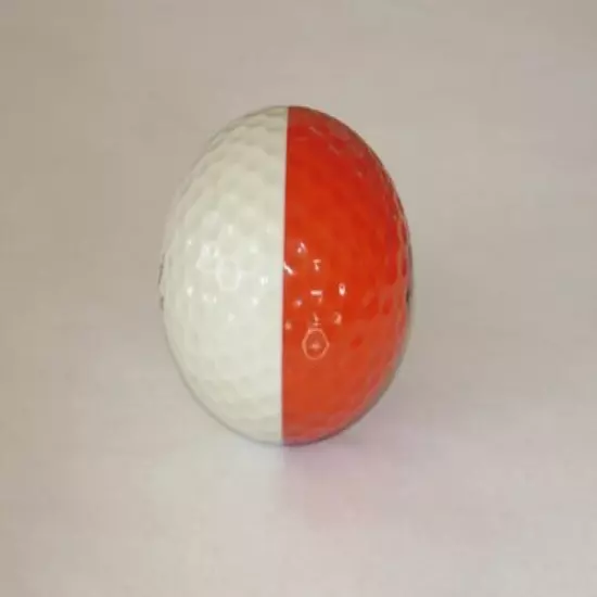  ONE PING VINTAGE GOLF BALL RED AND WHITE PING EYE 2 .PRISTINE