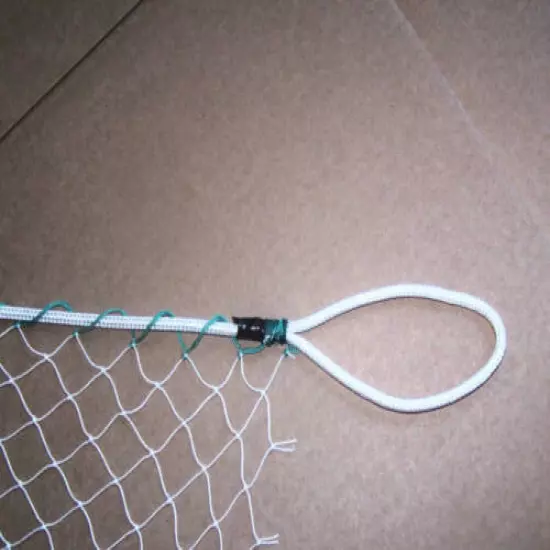 100' x 12' GOLF SPORTS NET TOP & BOTTOM ROPE HAND SEWED ON BORDERS 1" NYLON #7