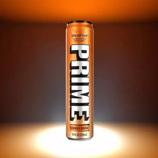 NEW! PRIME DREAM POP Energy Drink / Pre-Workout 24-Pack Full Size Cans!