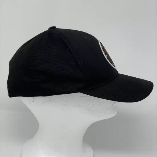 Hurley Sz S/M Black California Logo Flex Fit Ball Cap Hat Surf Beach