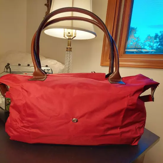 NEW! Delsey On The Go Red Folding Medium-sized Shopper