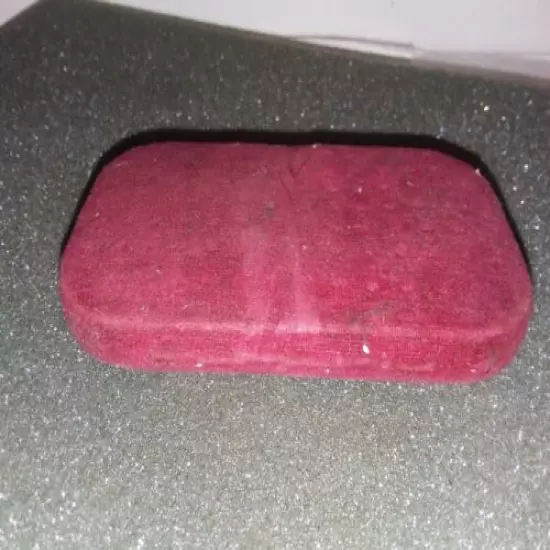 Vintage Red Felt Covered Solid Fuel Pocket Warmer 1960s?