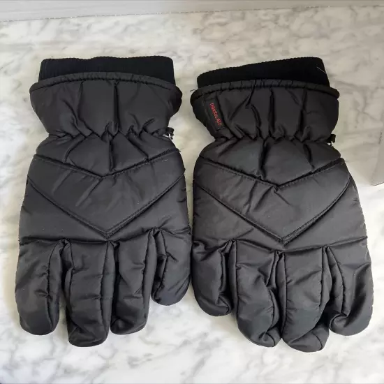 Thinsulate Black Men’s Gloves SZ Large