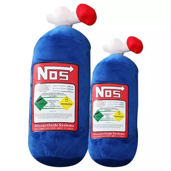 Creative NOS Nitrous Oxide Bottle New Plush Toys Pillow Stuffed Soft Turbo JDM C