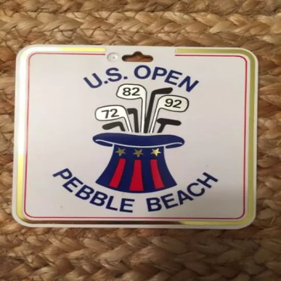 Vintage 1992 U.S.OPEN Pebble Beach - GOLF BAG TAG