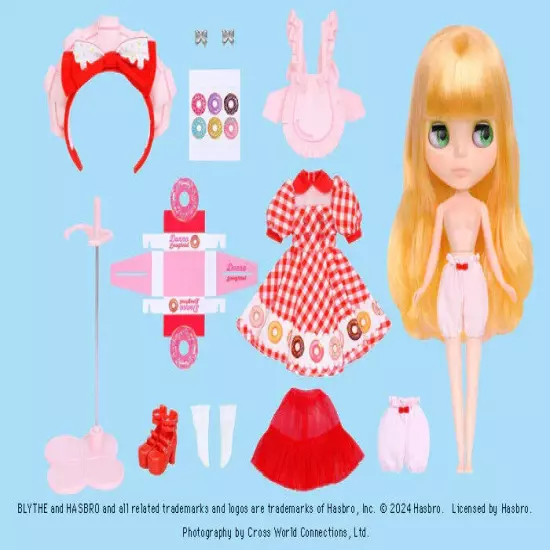 NEW CWC Neo Blythe Donna Doughnut Hasbro 300mm Fashion Doll Japan