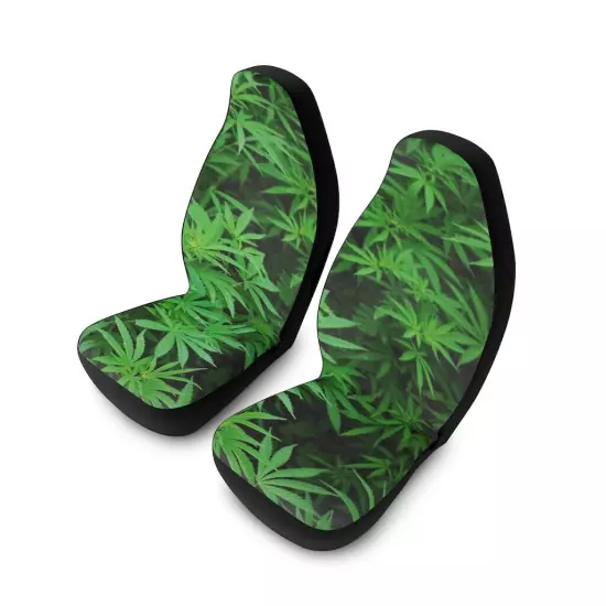 Cannabis Car Seat Covers - 420, Weed, Marijuana theme car seat covers