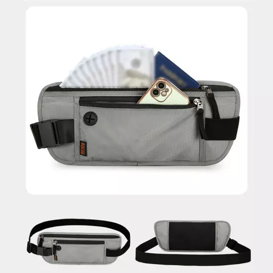 Travel Money Belt RFID Blocking Sports Waist Bag Fanny New Pack Hidden Wallet