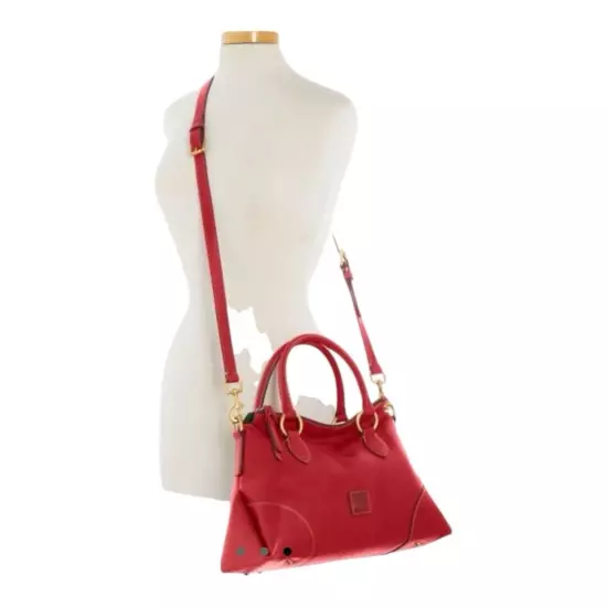 Dooney & Bourke Florentine Satchel 38~Red Italian Leather Handle and Strap NWT