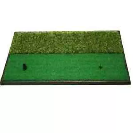 12 X 24" Dual Surface Pro Golf Driving Hitting Mat w/ Rubber Base Dura ble 