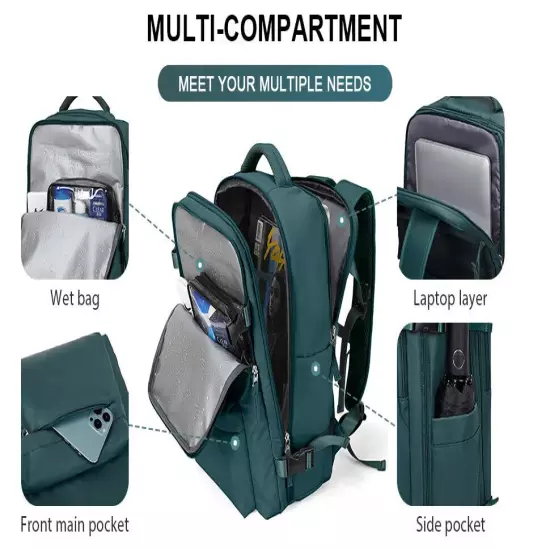 Travel Backpack Bag 35L Hand Luggage Suitcase Weekender Bag Men Women