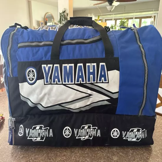 Extra Large Yamaha Racing Motocross Gear Duffel Travel Bag Snowmobile