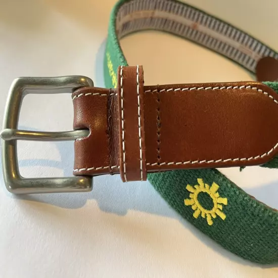 PETER MILLAR- Woven/Embroidered Golf Belt-38-Las Campanas-Sante Fe NM Course