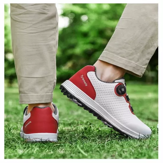 Professional Men's Golf Shoes Waterproof Non-Slip Outdoor Sneakers Walking Shoes