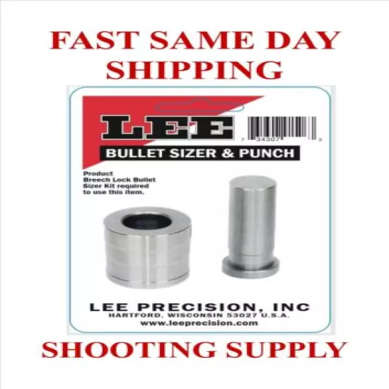 Lee Bullet Sizer and Punch .309 FREE SAME DAY SHIPPING 91512