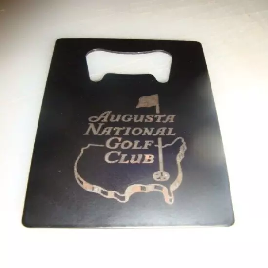 Rare Vintage AUGUSTA NATIONAL GOLF CLUB Members Only STEEL BOTTLE OPENER w/ MAP