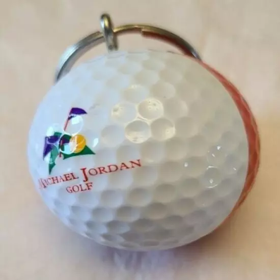 Ping Eye 2 Golf Ball Keychain Michael Jordan Red and White two toned