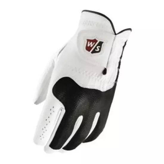 3 Wilson Conform Leather Golf Gloves Medium Large ML worn on LH