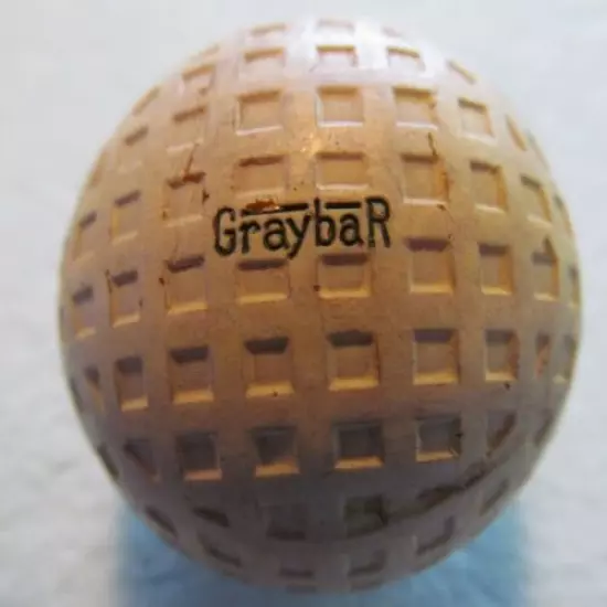 VINTAGE MESH GOLF BALL-THE GRAYBAR-VERY STRONG PATTERN