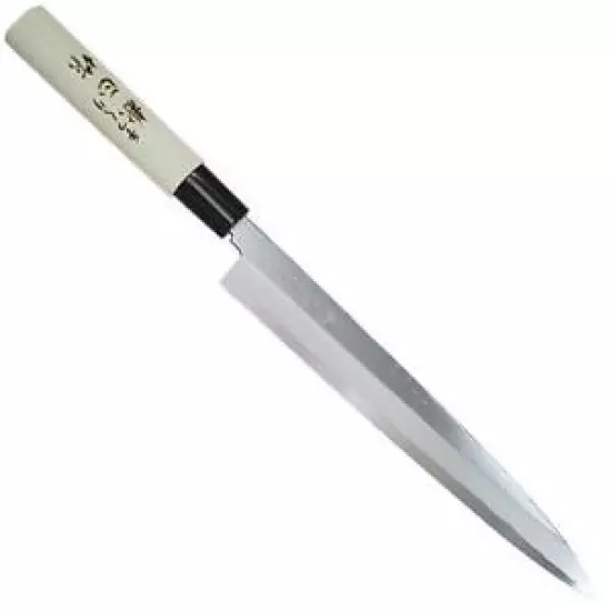 KANETSUNE Yanagiba 270mm White Steel Soft Iron With Magnolia Wood Handle KC-534