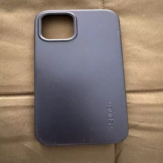 iPhone 13 Case Spigen Thin Fit Slim Matte Case -Navy Blue