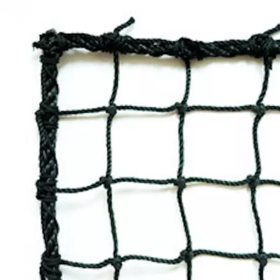 Baseball, Softball Barrier Net,Knotted Nylon , #48 Black, 10' X 10' NEW!