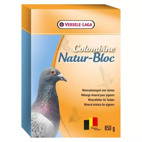 Versele-Laga Colombine Natur-Bloc Mineral Mixture for Pigeons (850 g)