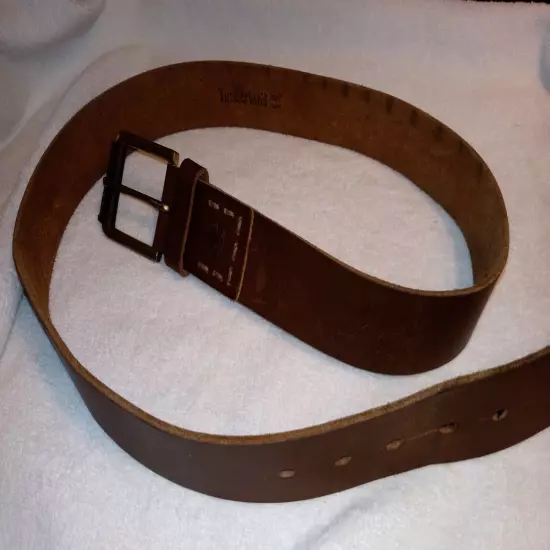 Timberland Belt 36 Men's Brown Casual Genuine Leather Check Out happyhippyshack