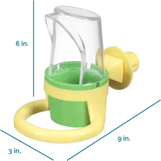 JW Pet Bird Cage Clean Cup Feeder & Water Accessory, Small, Multi 