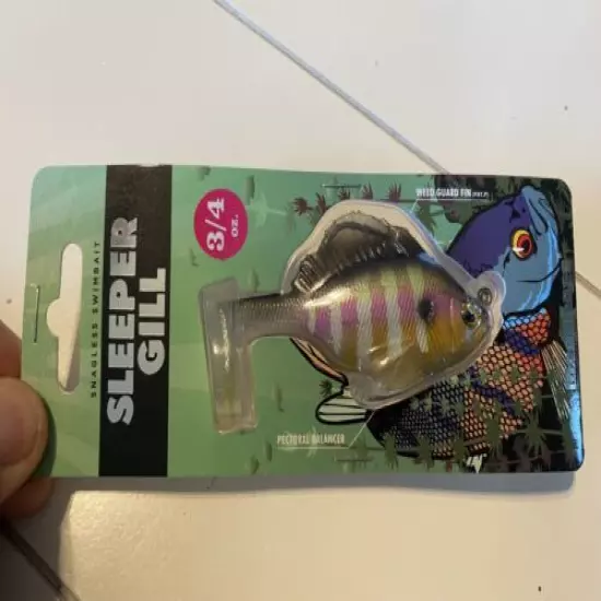 New Megabass Sleeper Gill Dark Sleeper 3.2” 3/4 Oz. Gill