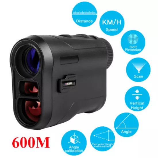 600M 1000M Laser Rangefinder Distance Meter Monocular Telescope for Golf Hunting