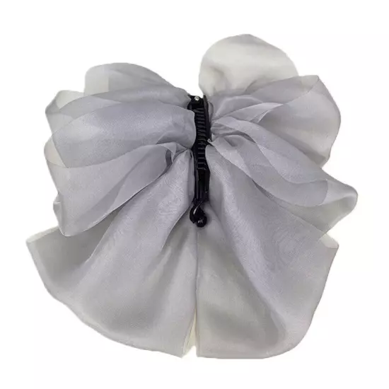 Multi-layer Bowknot Hair Clip Satin Barrette Hairpin Ponytail Hair Accessories ✔