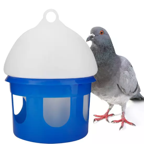 Large Capacity Automatic Bird Pigeon Feeder Water Dispenser Waterer(2L)