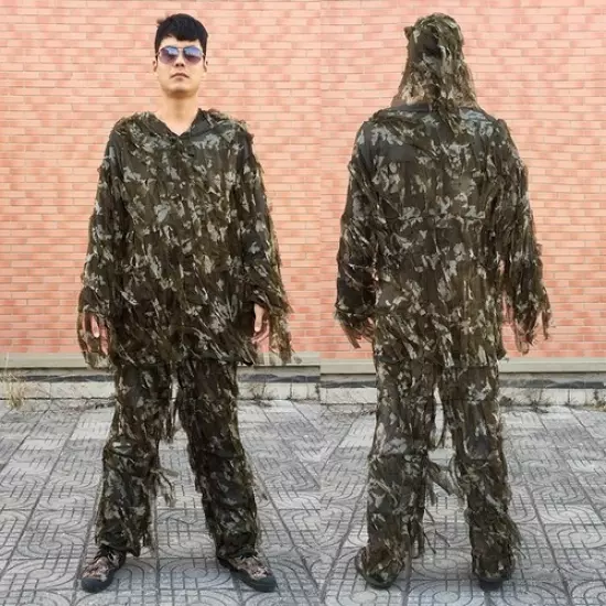 3D Army Ghillie Suit Airsoft Sniper Tactical Hunting Suit/ Hunting Clothing