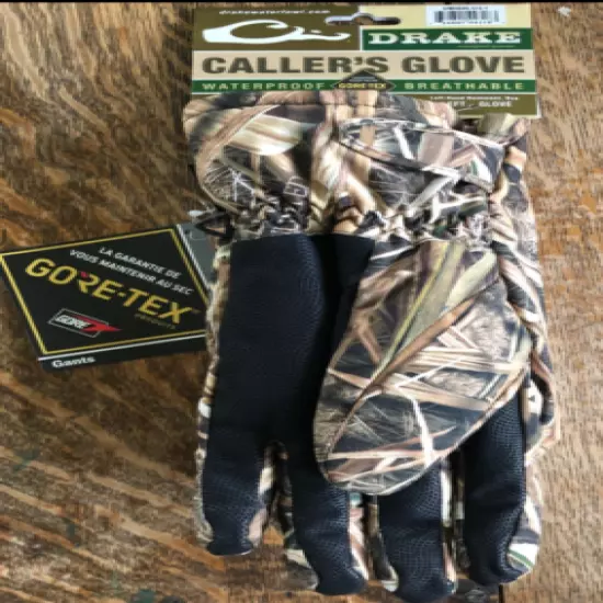 Drake Waterfowl LST LEFT Caller Glove (1 Glove to Wear on LEFT HAND) Size SMALL