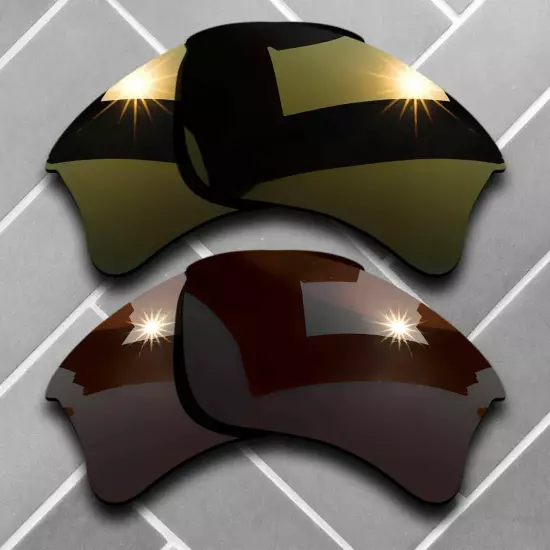 Polarized Replacement lenses for-Oakley Flak Jacket XLJ Anti-Scratch Choices US