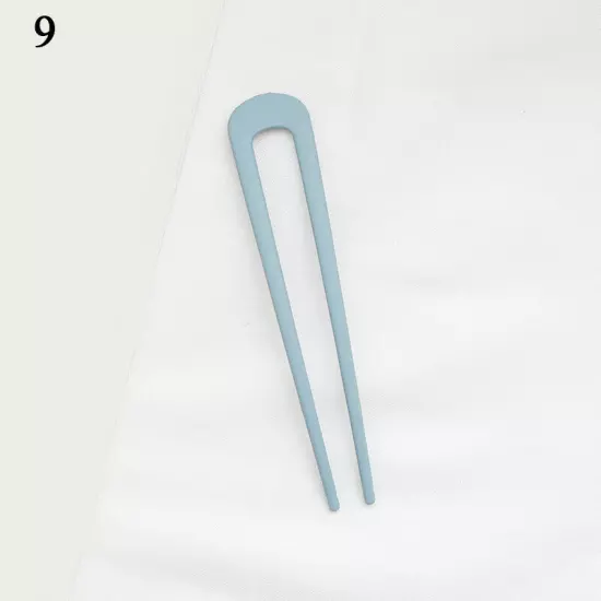 Women Hair Pin U Shaped Fork Stick French Fashion Hairstyle Metal Hair Clips -