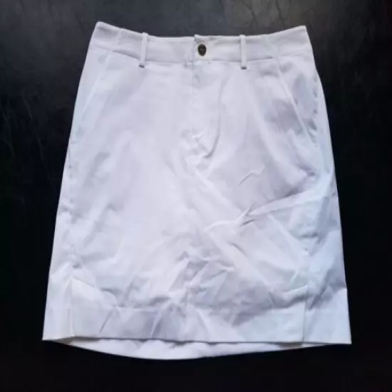 1 NWT WOMEN'S RALPH LAUREN POLO GOLF SKORT, SIZE: 8, COLOR: WHITE (J323)