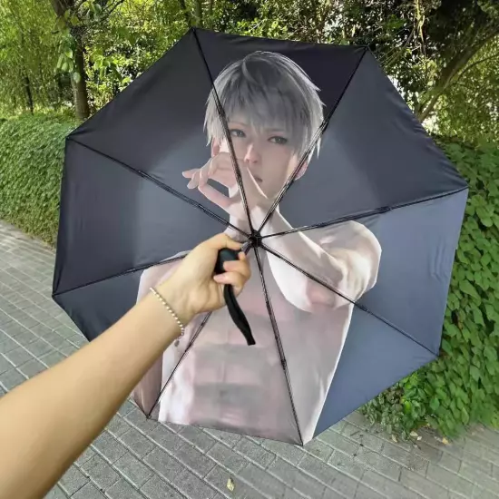 Love and Deepspace Umbrella Fold Automatic Sun Protection Umbrella Portable Gift