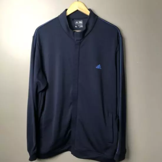 Adidas Full Zip Golf Jacket Men’s XL Blue Long Sleeve