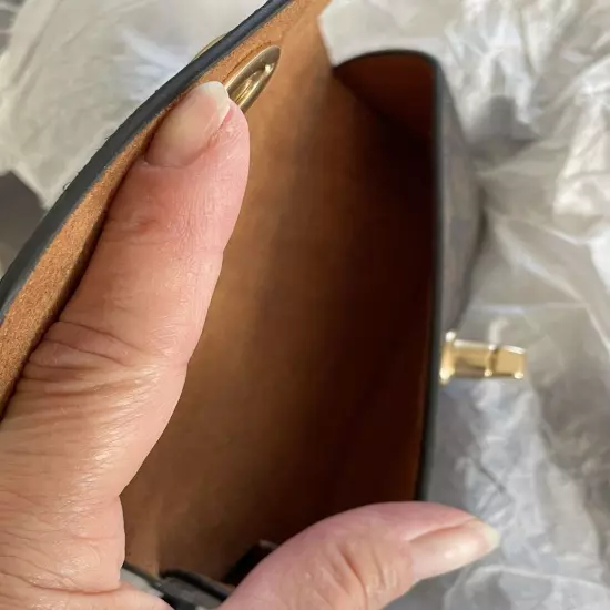 GENTLY USED SIGNATURE COACH BROWN/BLACK EYEGLASS CASE AND WALLET