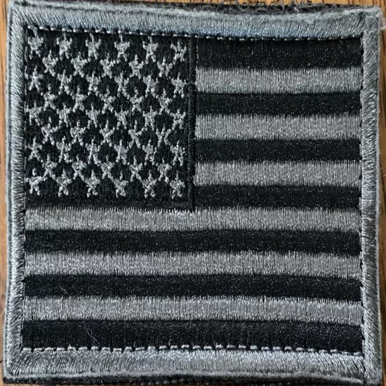 Patch Tactical American Flag Embroidered Hook-Back Adhesion