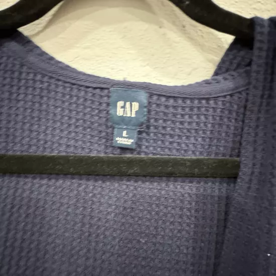 Gap men’s robe blue size large