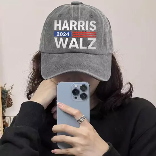 Kamala Harris Tim Walz Hat (Embroidered Dad Cap) Harris Walz 2024 USN