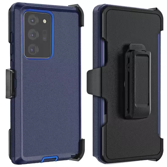 For Samsung Galaxy Note 20/Note 20 Ultra 5G Shockproof Case Cover + Belt Clip