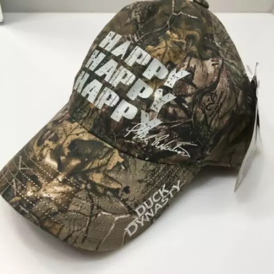 Duck Dynasty Ball Cap Phil Robertson REALTREE Happy Hunting Baseball Cap NEW